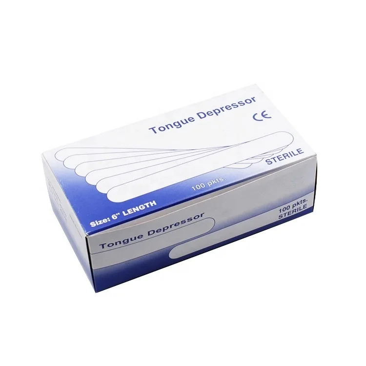 
Tongue depressor individually packaged disposable tongue depressor for oral examination for adults 