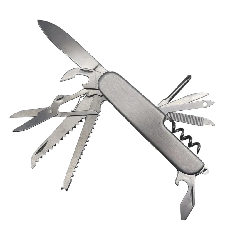 Wholesale folding multi tool keychain multifunctional swiss knife small pocket knife