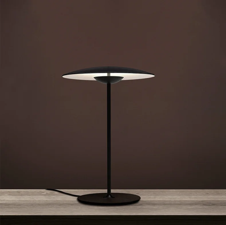 Lumind Modern Nordic designer Spanish Ginger table lamp hotel guest restaurant bedroom bedside study bamboo hat table lamp