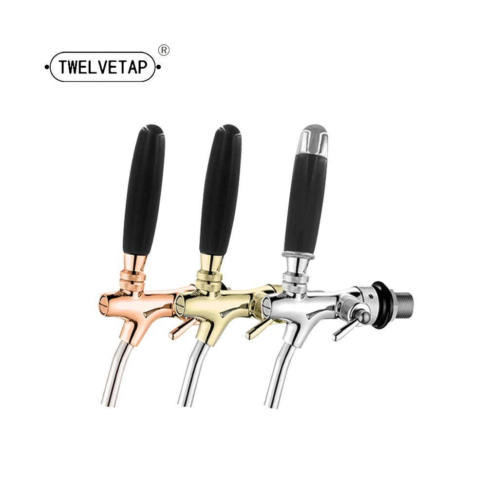 TWELVETAP  Adjustable  Beer tap of barreled beer machine valve Beer Wine faucet for home bar club brewing Faucet FD-814T