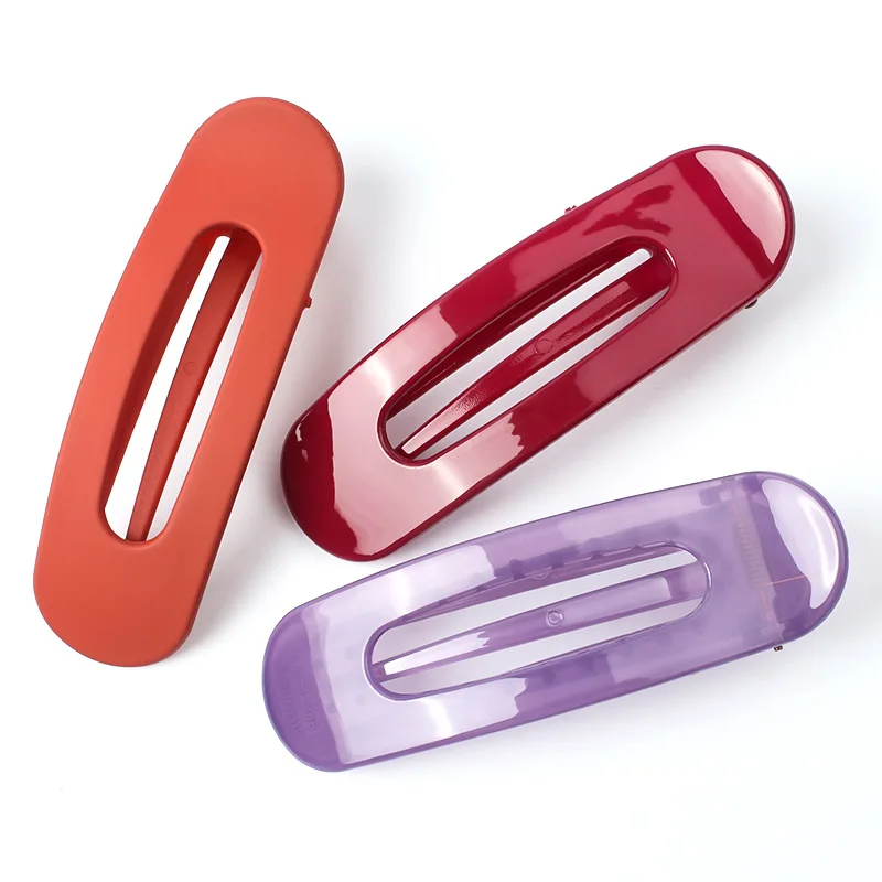 Flat Hair Clips Flat Claw Clips Big Flat Clips for Women Girls