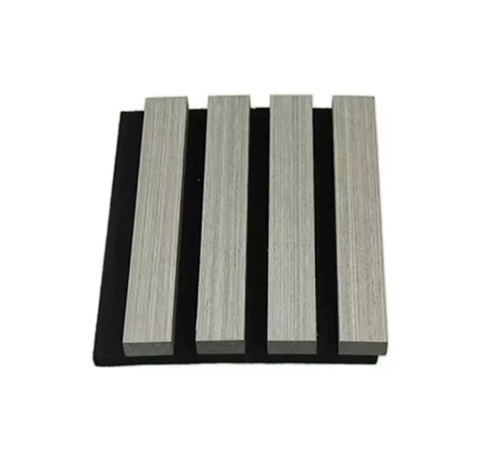High quality soundproof wall panels polyester fiber foam felt Wood Surface Slat Sound Proof Wooden Acoustic Wall Panels