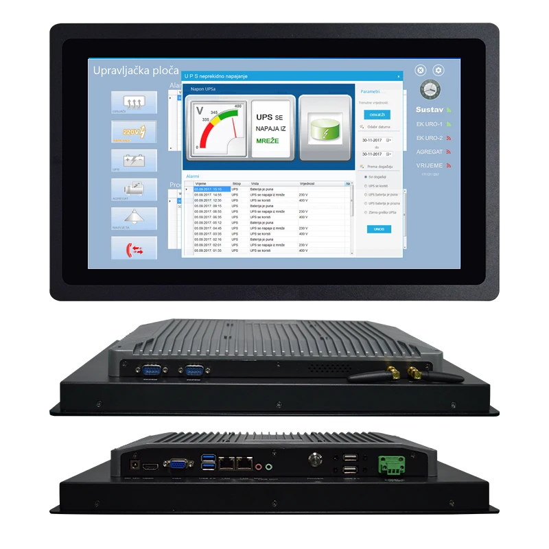 Color Song 21.5 inch J1900 i3i5i7 Touch Screen IP66 Front High Brightness Industrial Panel PC