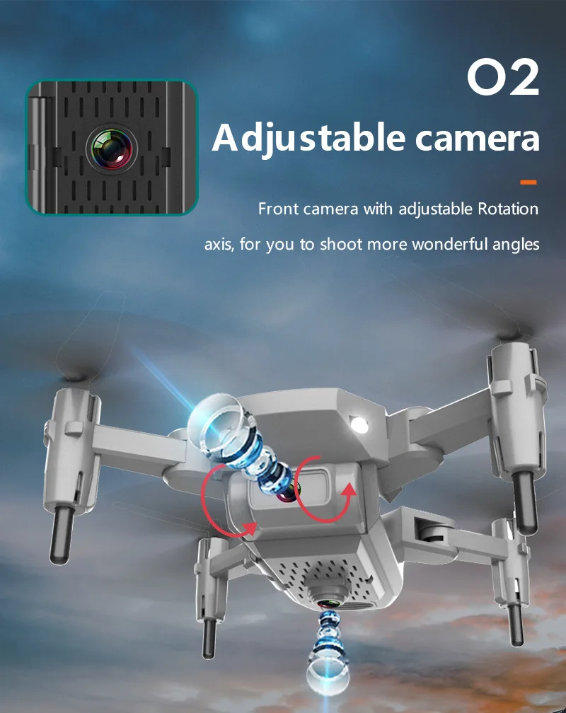 Q12 a drone cheap flight time 30min With dual cameras small dron professionnel 4K HD drone camara