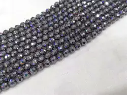 Wholesale A Grade Natural Smooth Gemstone  Hematite Cutting Loose Faceted Stone  beads