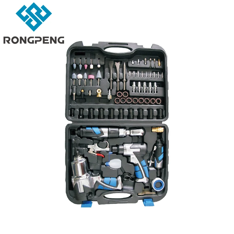 RONGPENG RP7871  Impact Wrench Set Air Hammer Air Die Grinder Blow Gun Air Tools Kits And Sockets Connector Wrenches