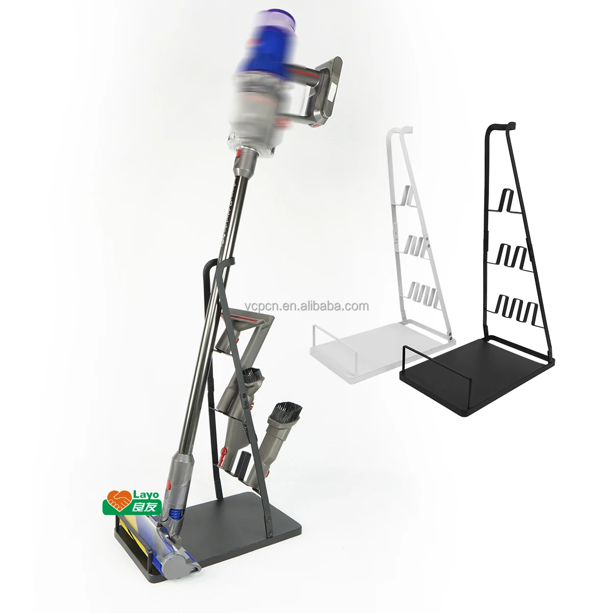 No Drilling Stable Metal Storage Stand Holder for Dysons V7/8/10/11/12/15 Cordless Upright Vacuum Cleaner Accessory Part Station