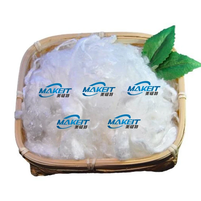 Recycled Hollow Polyester Staple Fiber 7D * 64mm Hcs 7D X 64 Mm A Grade Polyester Staple Fiber For Filling