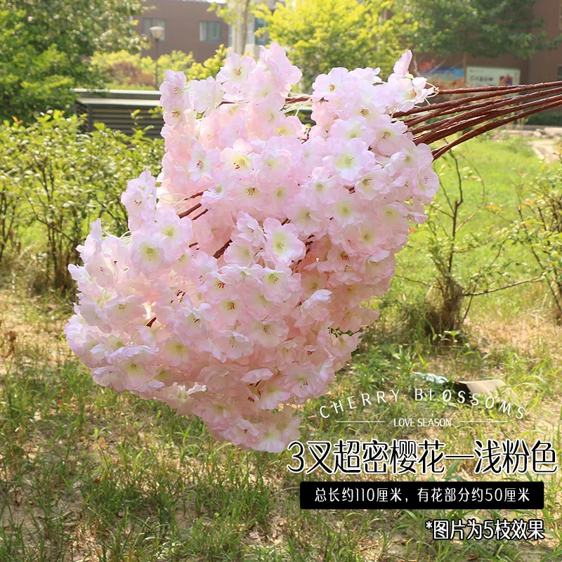 Simulation Flower Simulation Cherry Blossom Branch Cherry Blossom Branch Wedding Decoration Cherry Blossoms