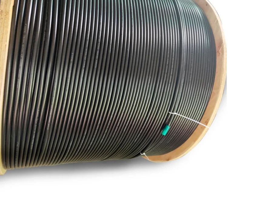 Self supporting communication 8 core ADSS fibra optic cable double single mode   Fiber Optic Cable