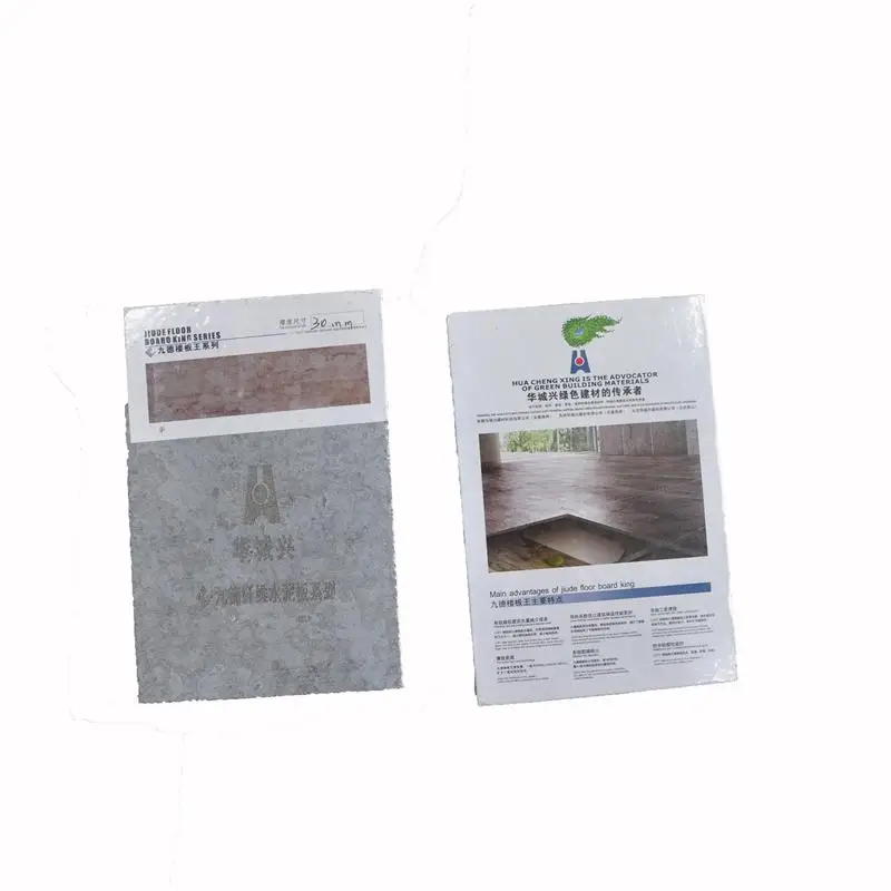 cement board cladding cement fibre ceiling boards with interior floor wall panels