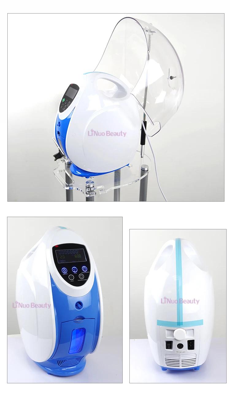Korea Oxygen Facial Gun Jet Peeling Skin Care Facial Machine O2toDerm Oxygen Injection Spray Therapy With High-Concentrated