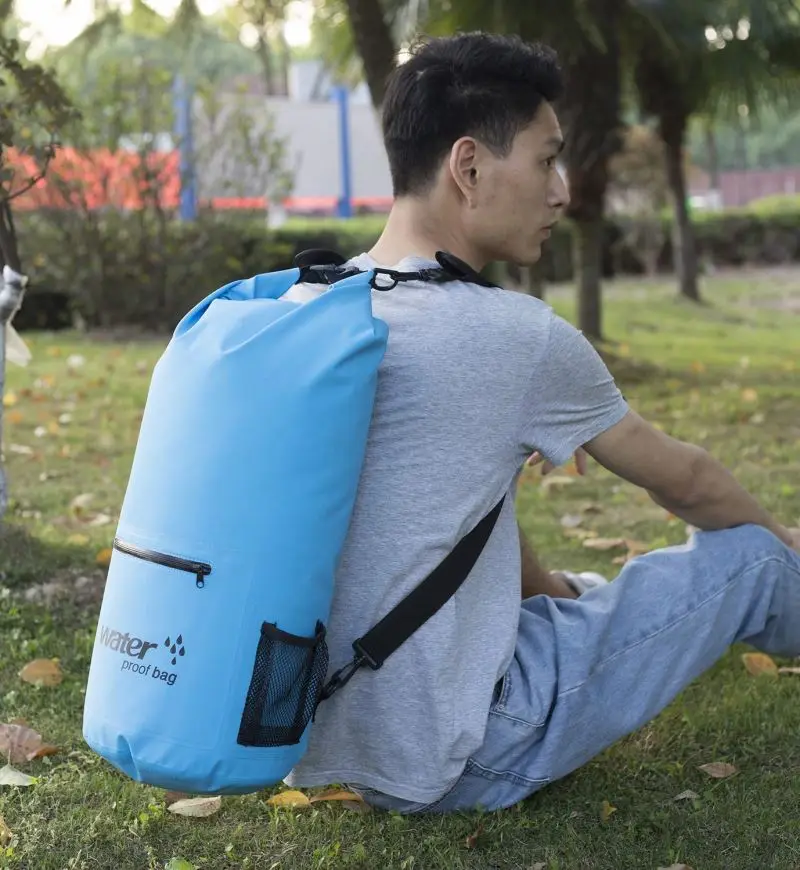 OEM custom print logo 2L 5L 10L 15L 20L hiking swim 500d pvc tarpaulin water proof ocean pack drybag waterproof sack dry bag