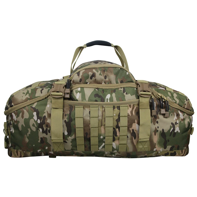 Custom Large Military Duffle Bag Waterproof Work Out Gym Duffle Bag Military With Wheels Nylon Military Tactical Camo Duffle Bag (1600360441579)