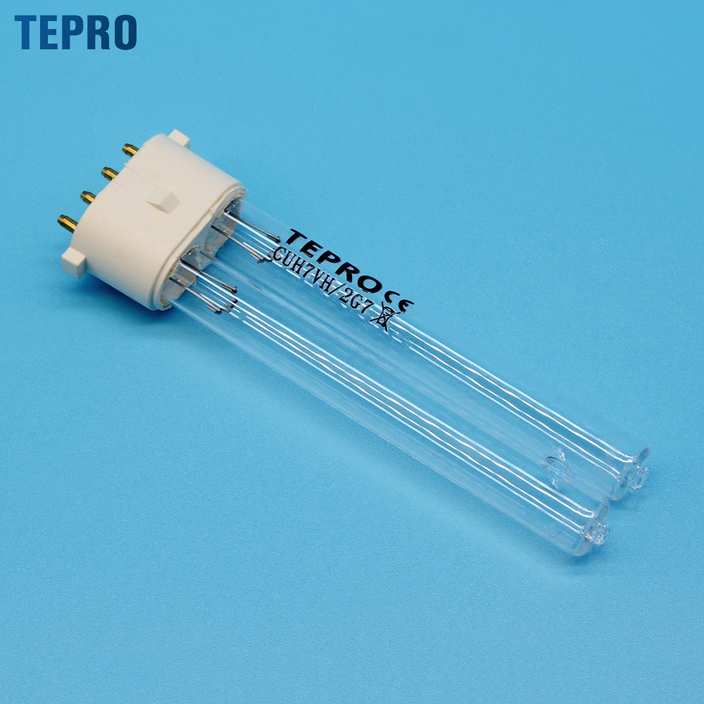 CUH7L/2G7 Good Quality H Type 254nm 185nm Uvc Bactericidal Killing Light Quartz Glass 115mm Uv Sterilization Lamp For Medical