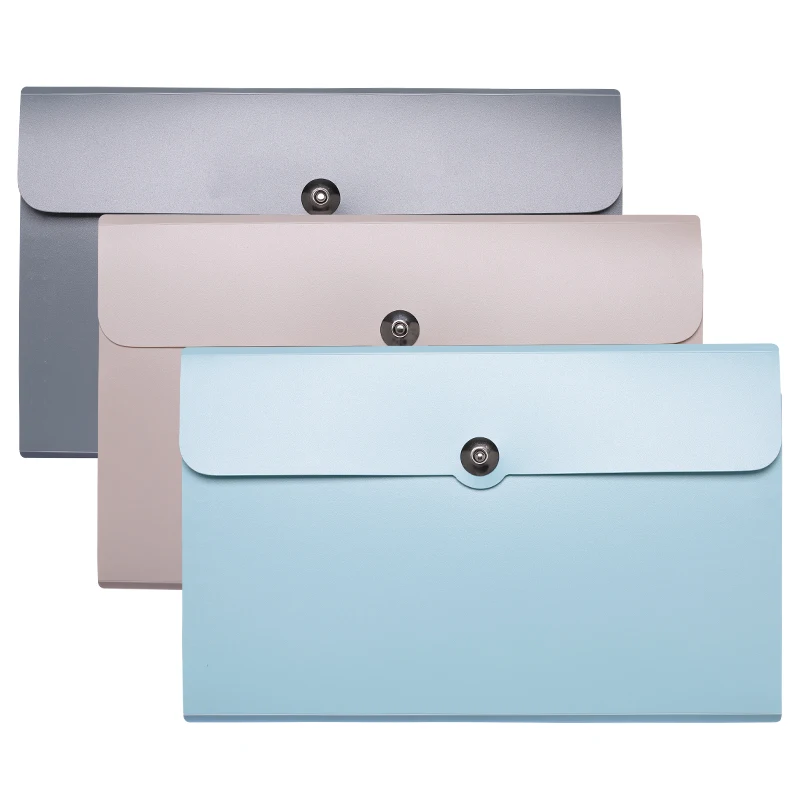 1pcs File Folder Organ box Bag multi-function Organizer storage Holder Office Document A5 Supplies Paper