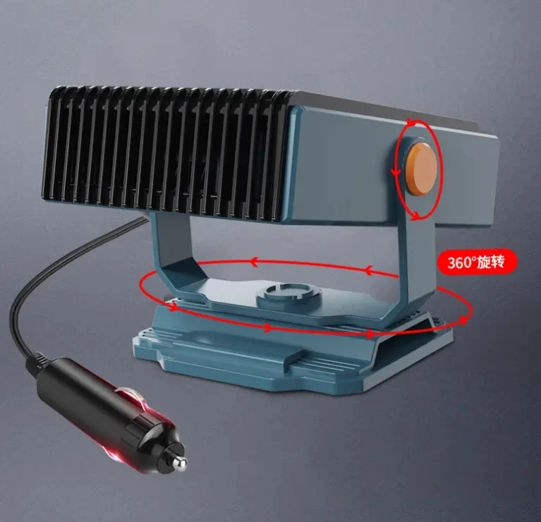 12V Car Auto Heater Portable Windshield Defroster and Defogger Windscreen Fan 2 in 1 with Heating and Cooling Modes