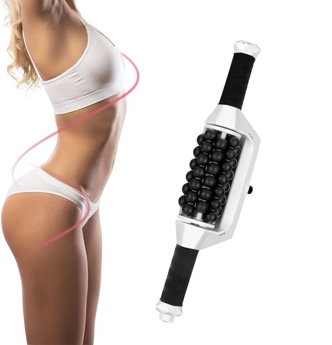 High Frequency Rolling Massage Electric Lymphatic Drainage Rolling Beads Cylinder Muscle Massager
