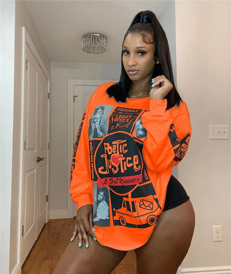 2020 Women Winter Fashion Hoodies Printed Long Sleeve T Shirt Womens Sexy Hoodies Wholesale Sweatshirts