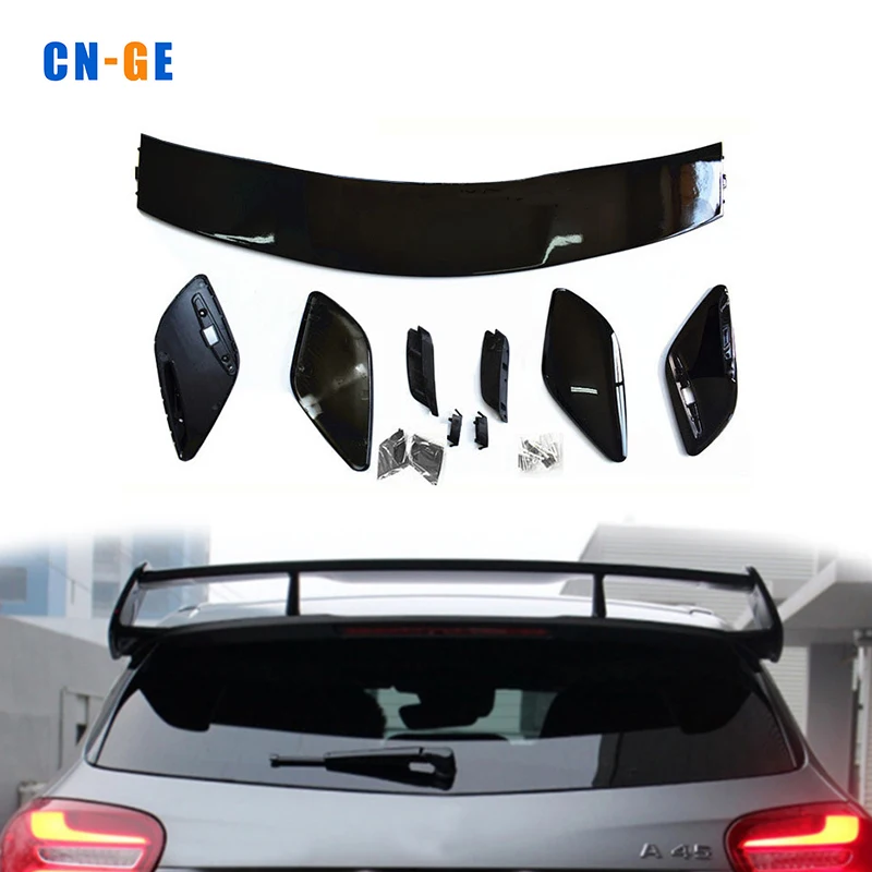 High Quality Plastic ABS gloss Black or Prime Rear Wing Spoiler for Mercedes-Benz A-CLASS W177 A180 A200 A35 A45 AMG 2019-2021