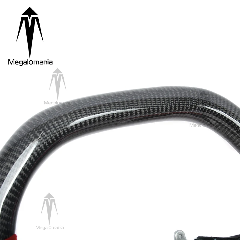 Fit For Subaru Legacy Outback Impreza Forester BRZ STI XV REX SVX WRX Hybrid Custom LED Carbon Fiber Steering Wheel