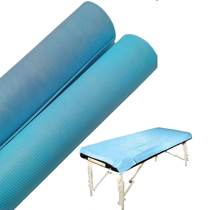 Medical waterproof nonwoven beauty salon massage bed sheets for spa disposable bed sheets for hospital