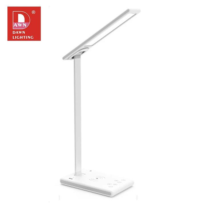 New product bedroom lithium battery three colors adjustable angle 6W led table lamp