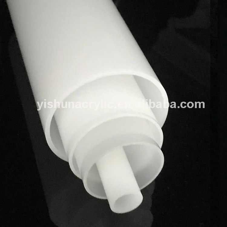 Guangzhou Factory Wholesale Led Lighting PMMA Light Diffusion Pipe Plastic Diffused Acrylic Round Tube