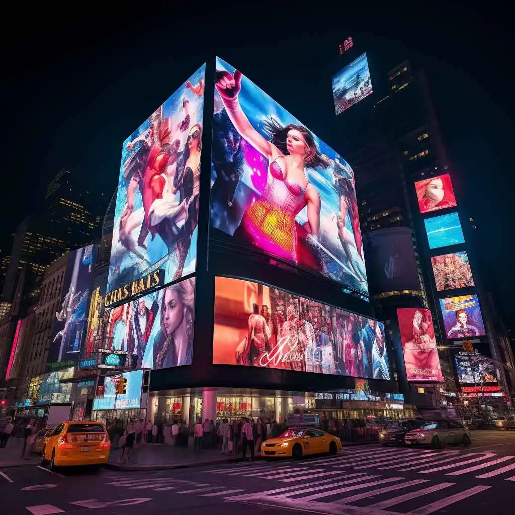 High Resolution 10 mm P10 Die-Cast Aluminum Sport Outdoor Huge LED Screen LED Banner Display For Facade