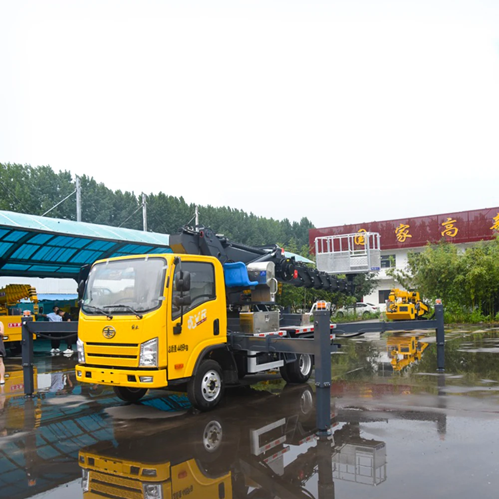 Liberation Hydraulic Man Lift 27m/28m/33m Vehicle Mounted Aerial Work Platform Skylift