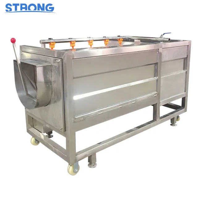 Automatic Potato Washing and Peeling Machine Fruit and Vegetable Cleaning Equipment Restaurant Use Potato Peeling Machine
