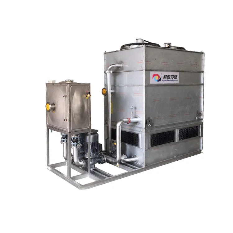JUYUAN 25T Easy Operation Closed Cooling Industrial Closed Water Cooling Tower, Mini Cooling Tower