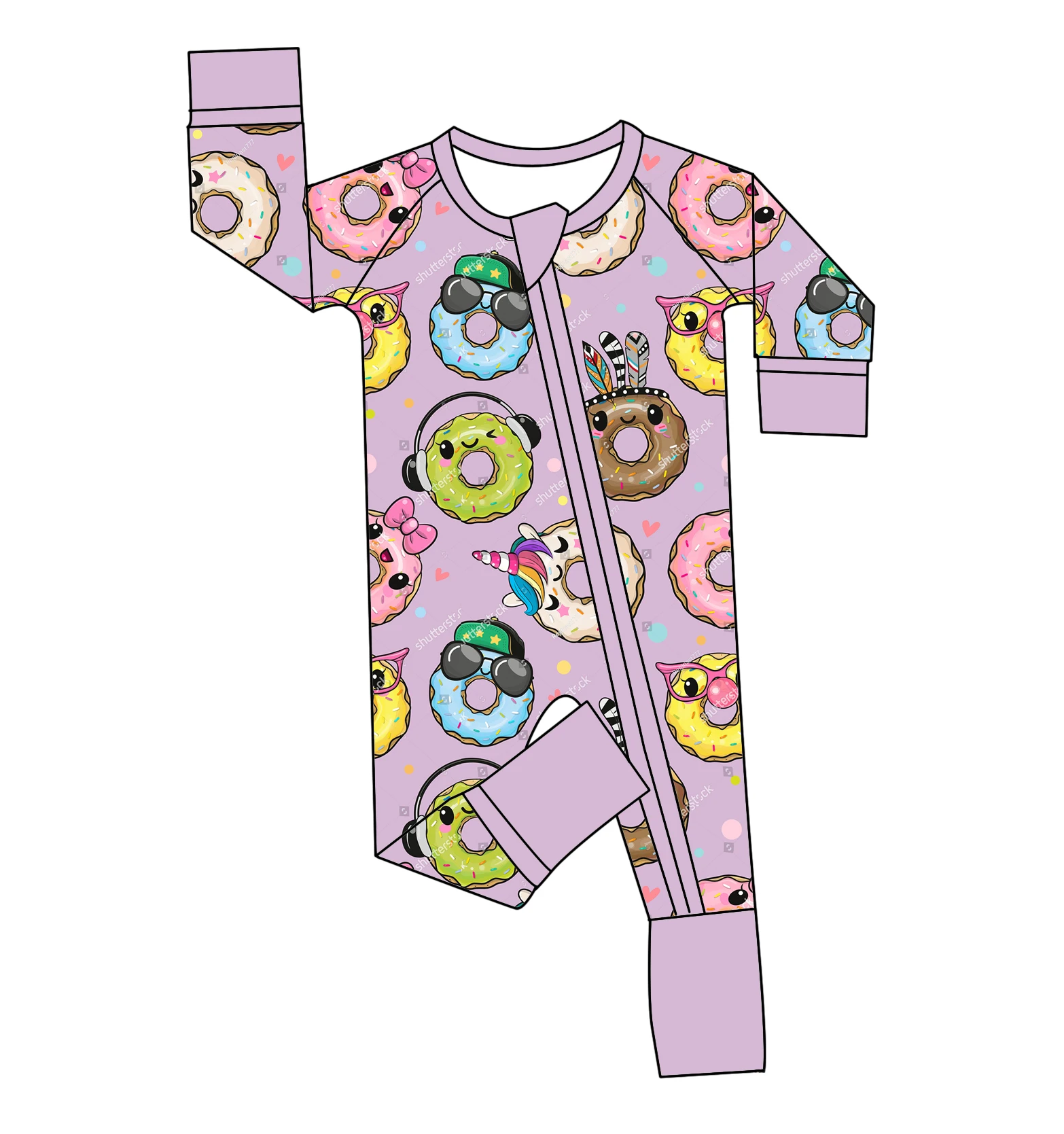 95% бамбуковые 5% спандекс Детские комбинезоны одежда для малышей пижамы