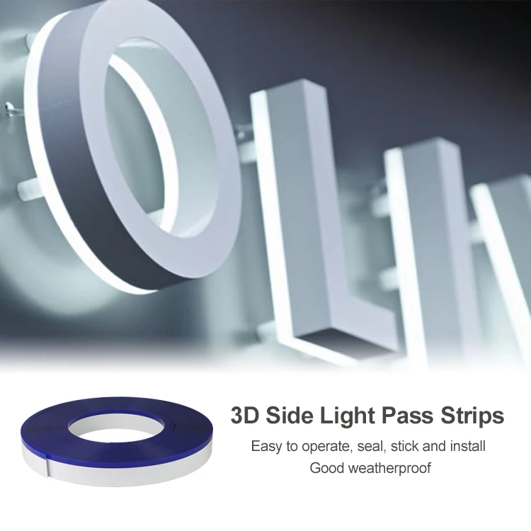 Corner Led Profile Light Custom Neon Sign Trim Cap Channelume