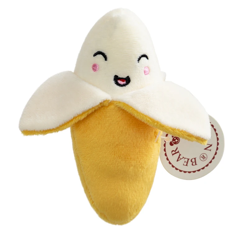 2021 NEW plush banana pet toys custom vocal dog toy pet toys