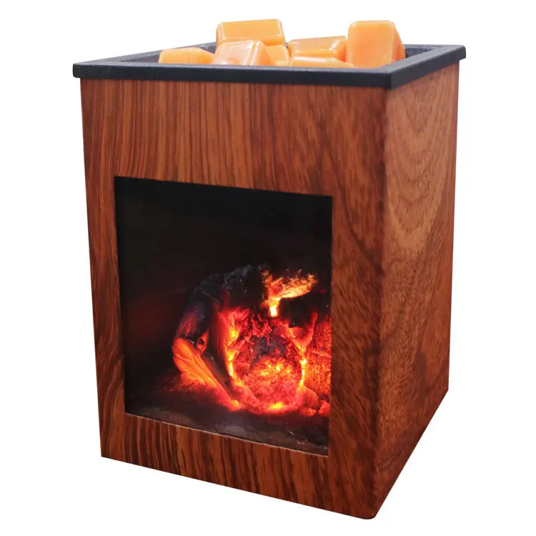 Electric Fragrance Scented Melts Wax Burner fireplace hotplate Candle Warmer Tabletop Decoration Ceramic Wholesale