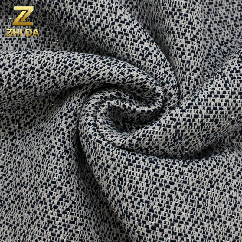 Yarn-dyed spotted thread silk fabric polyester-cotton for bag bedding fashion decorative cloth suitcase