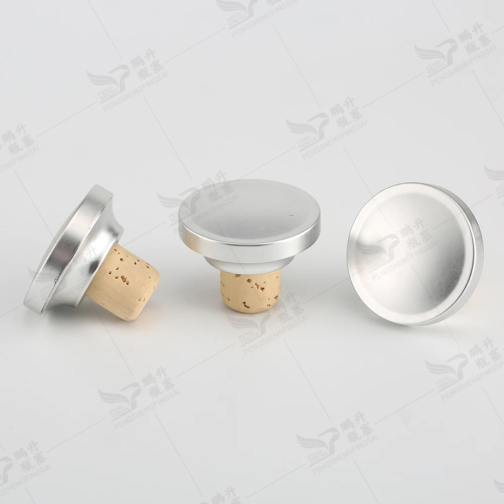 Top Caps Custom Liquor Wine Bottle Stopper Customized Cap for Olive T-shaped Synthetic Wine Cork Plastic Oil Glass Gin Bottles