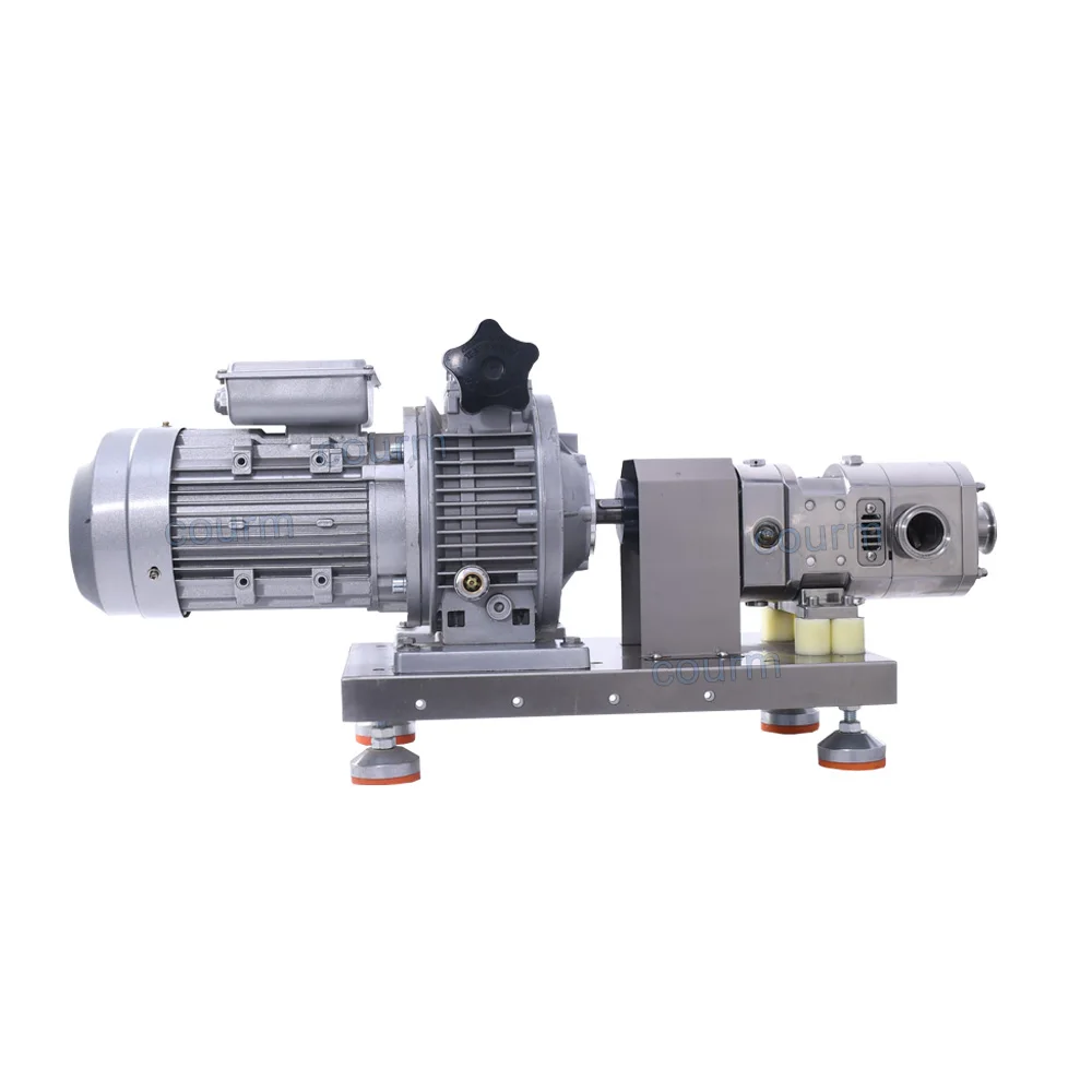 COURM high quality whole sale horizontal stainless steel single screw rotor honey transfer pump