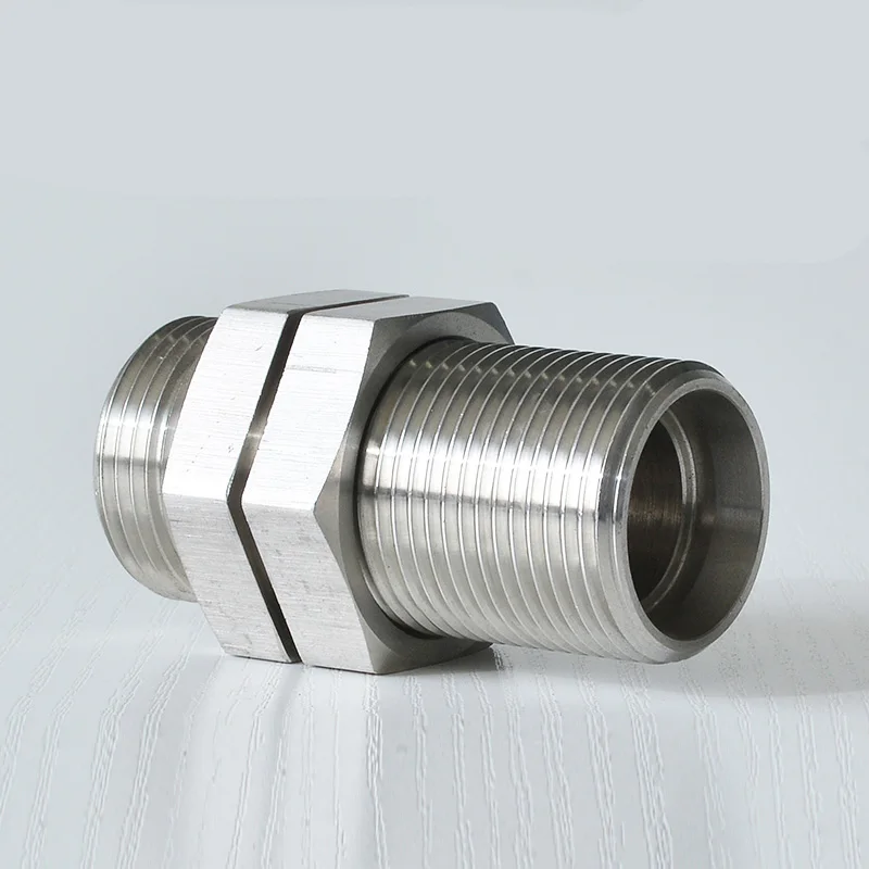 Factory sell Carbon steel  MALE metricThread Hydraulic Hose Straight Adapter Fittings 1. Type:straight fitting; 2. Thread:metric