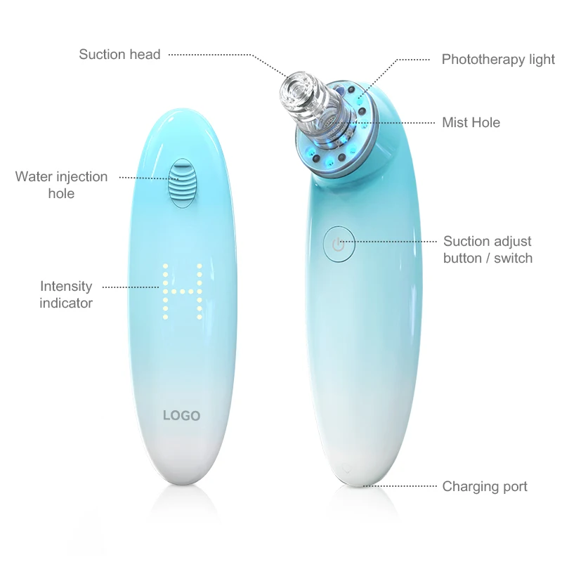 Portable Personal Use Electric Acne Pore Cleaner Blackhead Remover Vacuum Facial Pore Cleaner