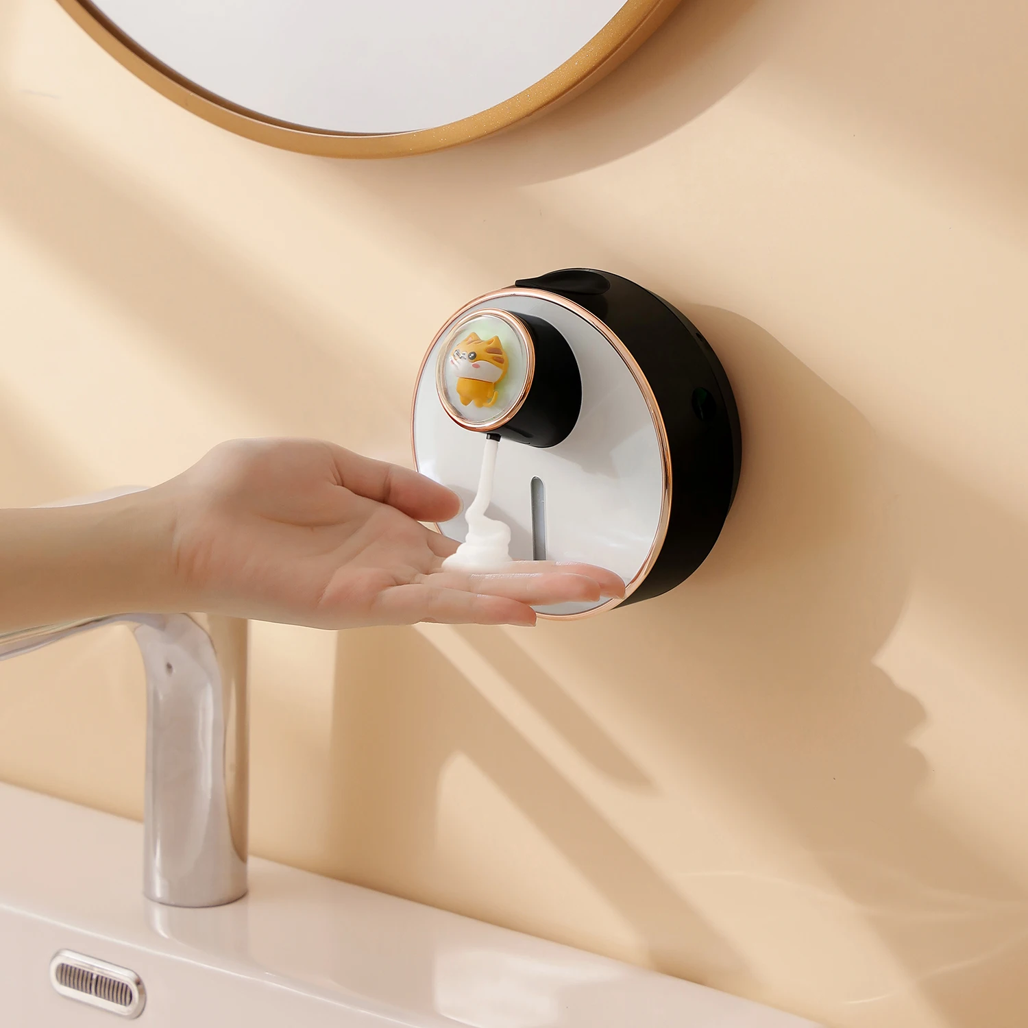 New Arrival 1200Mah Wall-Mounted Electric Detergent Pump Automatic Liquid Soap Dispenser For Kitchen Bathroom Household