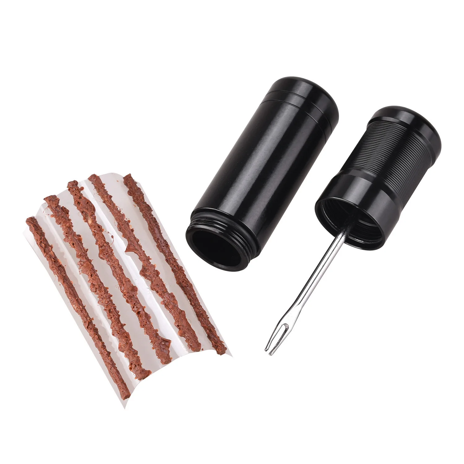 Bicycle Tubeless Tire Repair Tool Tyre Puncture Repair MTB Road Bike Urgent Tire Repair Kit with Rubber Stripes Puncture