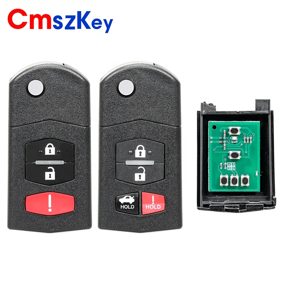 For 2005-2008 Mazda 6 MX5 RX8 3B 4B Remote Key  Fob 313.8Mhz KPU41788 63 Chip