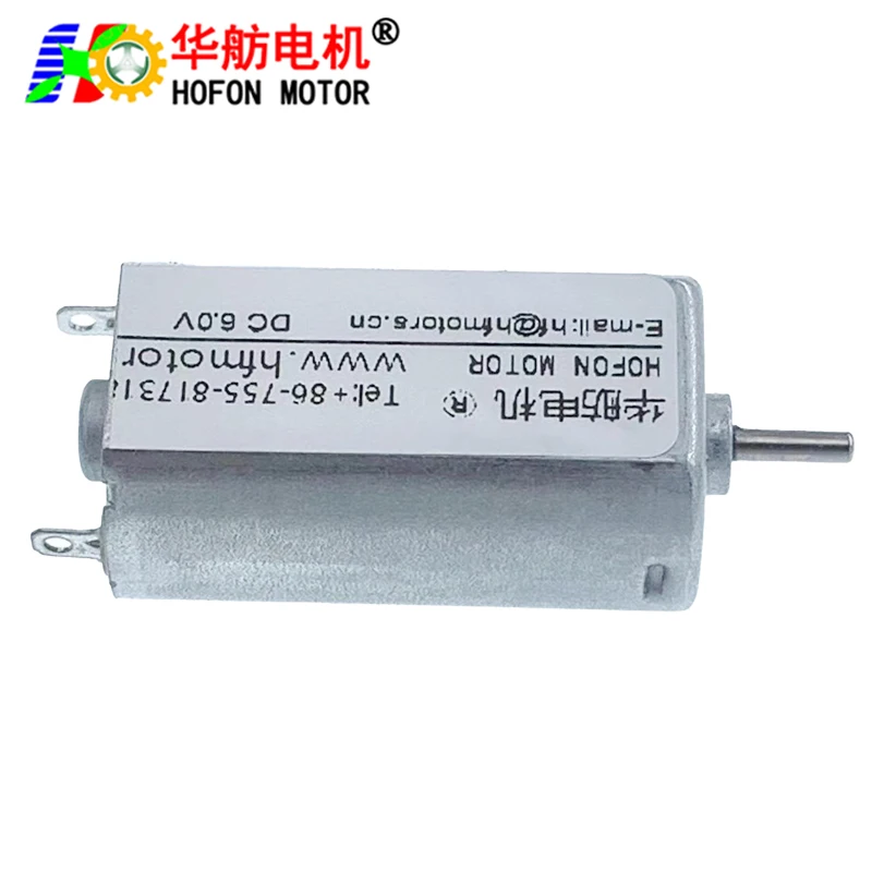Hofon Motor factory 15mm FF-050SH 2.5V 7v 9V 12v DC electric mini brush high torque permanent magnet fan Motor for Smart Lock
