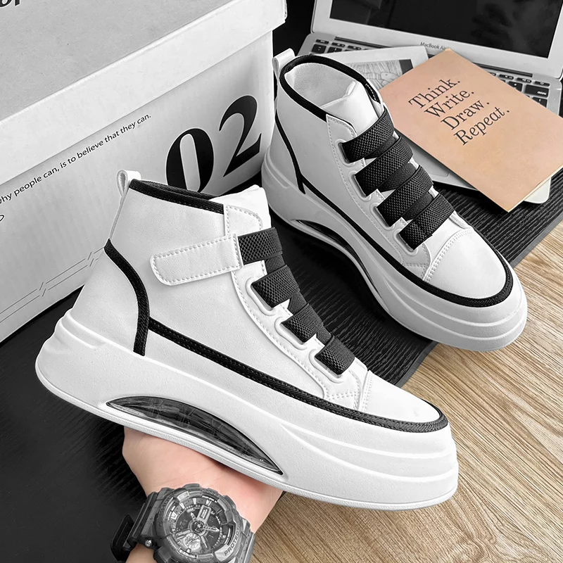 Personalized Latest Shoes For Men New Style Designer Walking Style Shoes Fashion Men High Top Casual Shoes