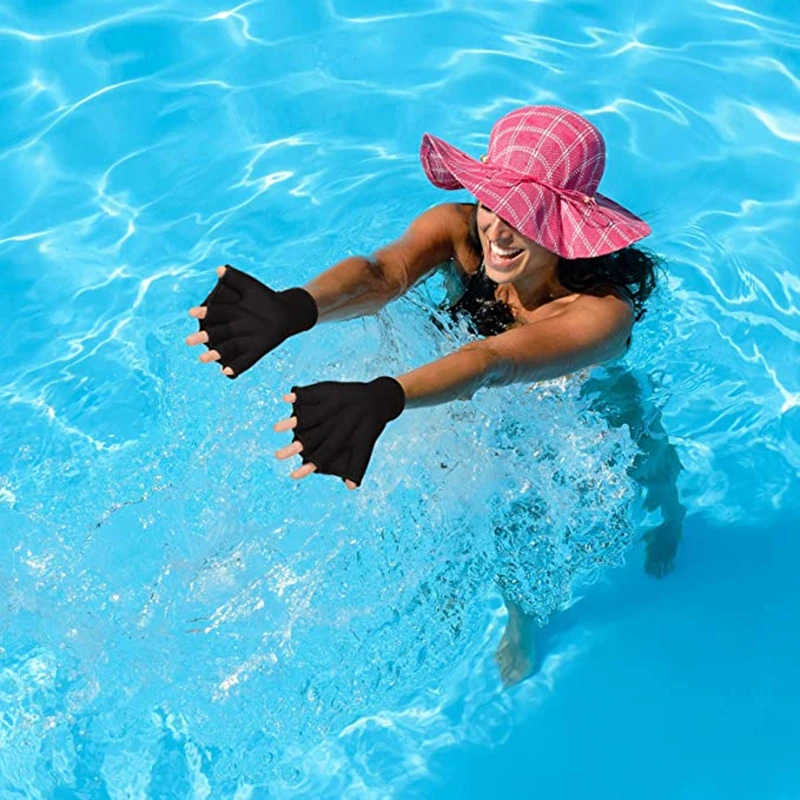 Перчатки для плавания Aqua Fit перчатки тренировочные фитнеса водонепроницаемые