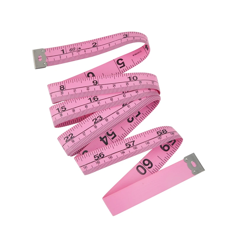 1.5m cheap mini tape measure body measuring tape pink