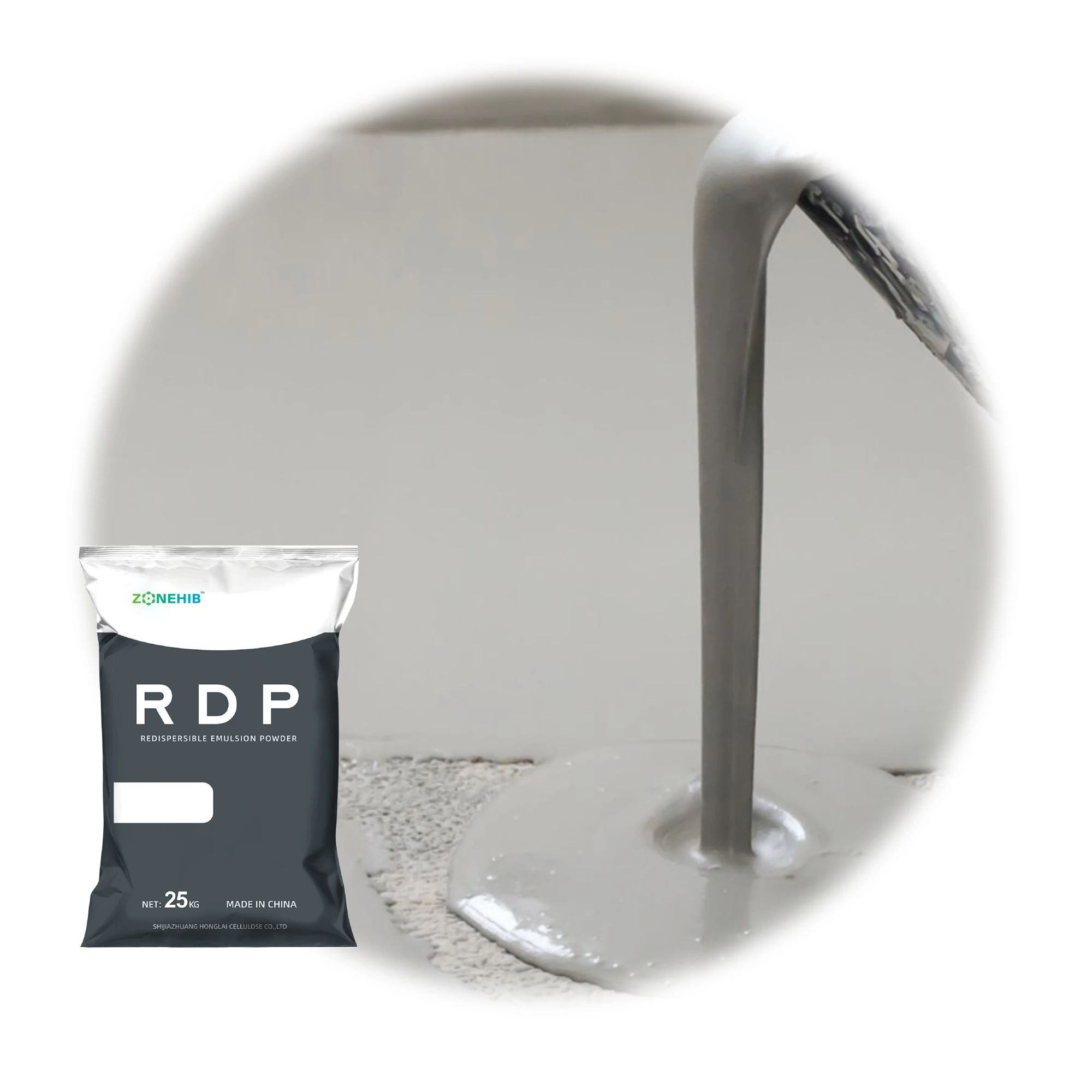 Химический редиспергируемый латексный порошок RDP для самовыравнивающегося раствора на основе гипса