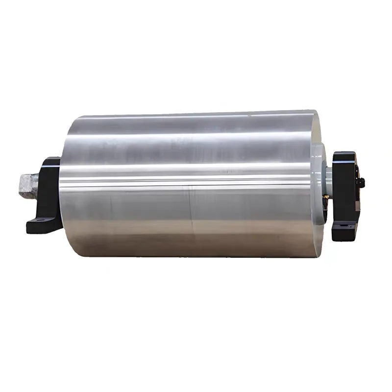 15000 Gauss Magnetic Belt Drum Permanent Roller Separator Magnet Head Pulley for Mining, Minerals & Coal Processing Industry